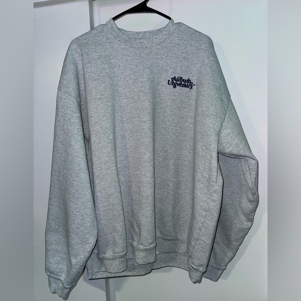 Los Angeles Apparel Light Gray Heavy Fleece 14oz Crewneck Sweater